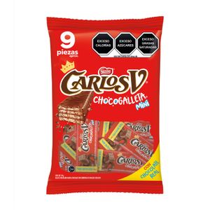 Chocolate Carlos V Galleta Sabor Chocolate Bolsa 108g