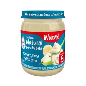 Yogurt Gerber Pera Plátano 170g