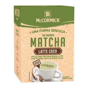 TÉ  Matcha Sabor Coco  Mc Cormick  5.0 - Sob