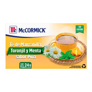 Te  Manzanil-Toronjil Menta S PiÑA  Mccormick   24.0 - Sob