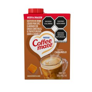 Sustituto de Crema Para Café Líquido Coffee Mate Sabor Caramelo 530g