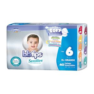 Pañal Bbtips Sensitive Talla 6 40 pañales