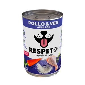 Lata P/perro  Pollo & Veg  Respet  410.0 - gr