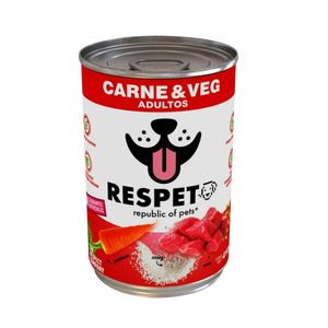 Lata P/perro  Carne & Veg  Respet  410.0 - gr