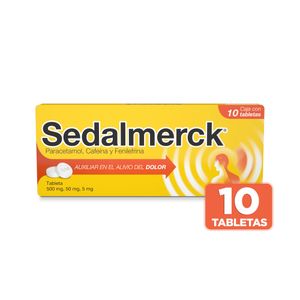 Sedalmerck      Analgesico  10.0 - Tab