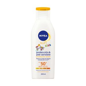 Protector Solar Fps 50+  Sensitive Kids  Nivea Sun  200.0 -