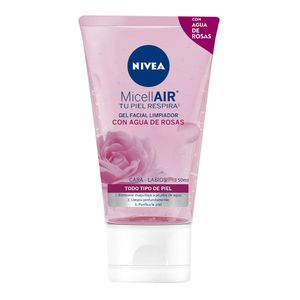 Gel Limpiador  Con Agua De Rosas  Nivea  150.0 - ml