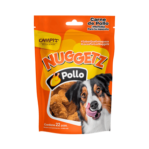 Premios para Perro Nuggetz de Pollo 22 pzas