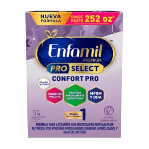 Enfamil Pro Select Confort Pro 1 Fórmula Especializada Caja 1.1 kg