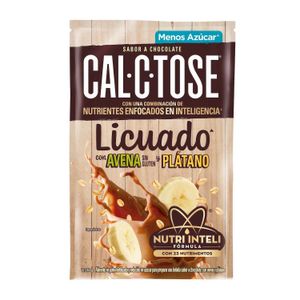 Chocolate en polvo para leche Cal C Tose Licuado Avena y Platano bolsa 240 g