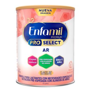 Enfamil Pro Select A.R. Fórmula Especializada A partir del nacimiento Lata 900 g