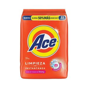 Detergente En Polvo  Toque Downy 33 Cargas  Ace  3.564 - gr