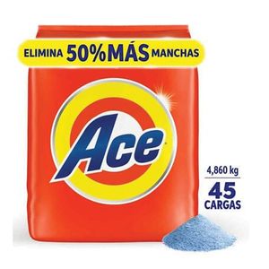 Detergente En Polvo  45 Cargas  Ace  4.86 - gr