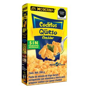 Coditos Con Queso La Moderna 200g