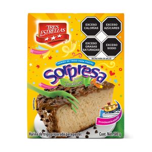 Harina para Pastel Sorpresa Sabor Tres Leches 500g