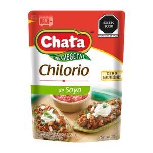 Chilorio De Soya Chata Pouch 215g