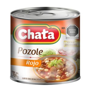 Pozole Rojo Chata 709g