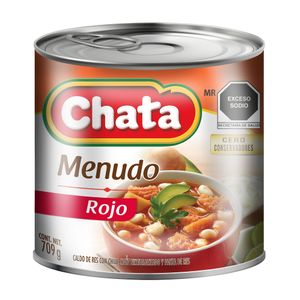 Menudo Rojo Con Grano Chata 709g