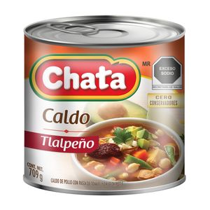 Caldo Tlalpeño Chata 709g