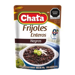 Frijol  Pouch Entero Negro  Chata  400.0 - gr