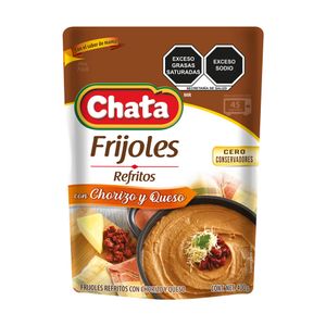 Frijoles Refritos  Pouch Con Chorizo Y Queso  Chata  400.0 -