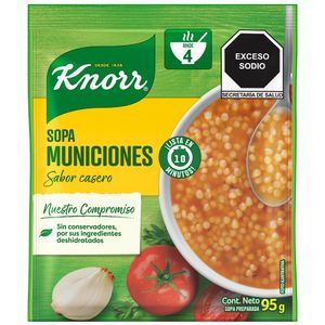 Sopa  Municiones  Knorr  95.0 - Gr