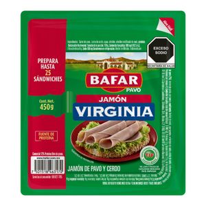 Jamon  Virginia  Bafar 450 g