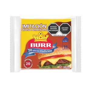 Queso  Amarillo 20 Rebanadas  Burr  20.0 - Pza