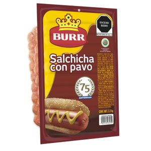 Salchicha  De Pavo  Burr 2.2 - kg