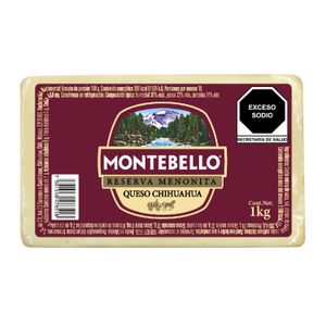 Queso  Reserva Menonita  Montebello  1.0 - Kg