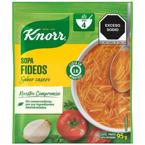 Sopa  Fideo  Knorr  95.0 - Gr