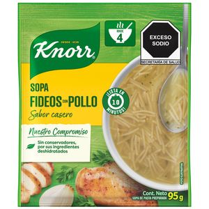 Sopa  Fideo Y Pollo  Knorr  95.0 - Gr