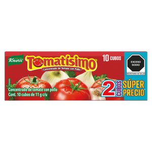 Tomatisimo  2 Cubos Gratis  Knorr  8.0 - Pza