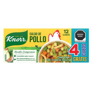 Caldo De Pollo  +4 Cubos Gratis  Knorr  12.0 - Pza