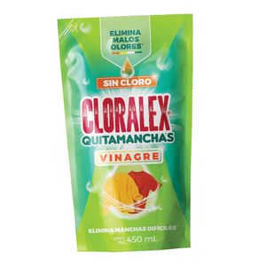 Quitamanchas  Vinagre 450ml  Cloralex  1.0 - Pza