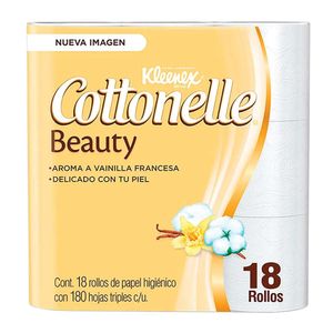 Papel Higienico  Cottonelle Beauty Care  Kleenex  18.0 - Pza