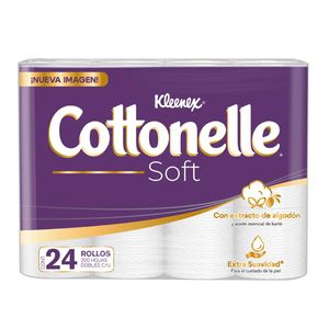 Papel Higienico  Cotonelle Soft 24 Rollos  Kleenex  1.0 - pz