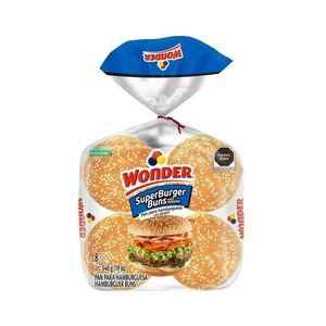 Super Bollos  Con Ajonjoli  Wonder  540.0 - Gr