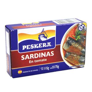 Sardina  En Tomate  Peskera   115.0 - gr