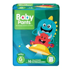 Calzón entrenador Baby Pants Niño Talla Grande 16 pañales