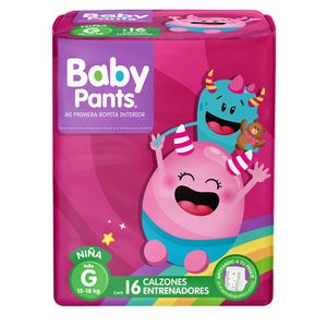 Calzón entrenador Baby Pants Niña Talla Grande 16 pañales