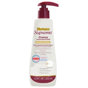 Crema Corporal  Para Bebe  Huggies Supreme  200.0 - Ml