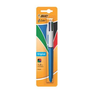 Pluma  Cuatro Colores  Bic  1.0 - Pza