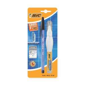 Pluma Correctora  Shaken Squezze  Bic  8.0 - Ml