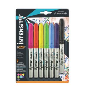 Marcador Permanente  Color Collection Surt  Bic  6.0 - Pza