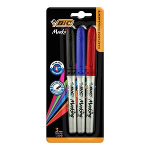 Marcador Permanente  Classic Blister   Bic  3.0 - Pza