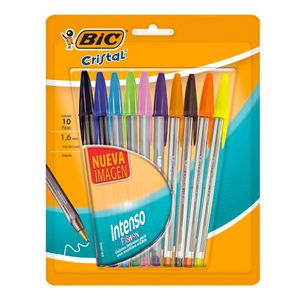 Boligrafo   Intenso 10 Pzas   Bic   1.0 - Pza