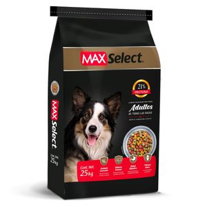 Alimento Para Perro Adultos Todas Las Razas  Max Select  25 kg