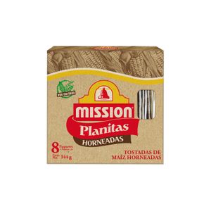 Planitas Mission Natural 144 g 8 piezas