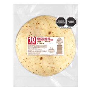 Tortilla de Trigo Del Barrio Estilo Casero 380 g 10 piezas